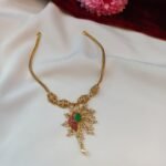 Peacock Short Neck Set with Kodi Chain - Image 2