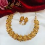 Antique Lakshmi Multi Stone Neck Set