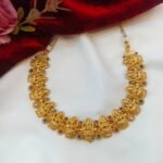 Antique Lakshmi Multi Stone Neck Set - Image 3