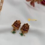 Meenakari Lakshmi Double Chain Short Neck Set - Image 2