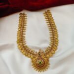 Floral Coin and Peacock Short Neck Set - Image 3