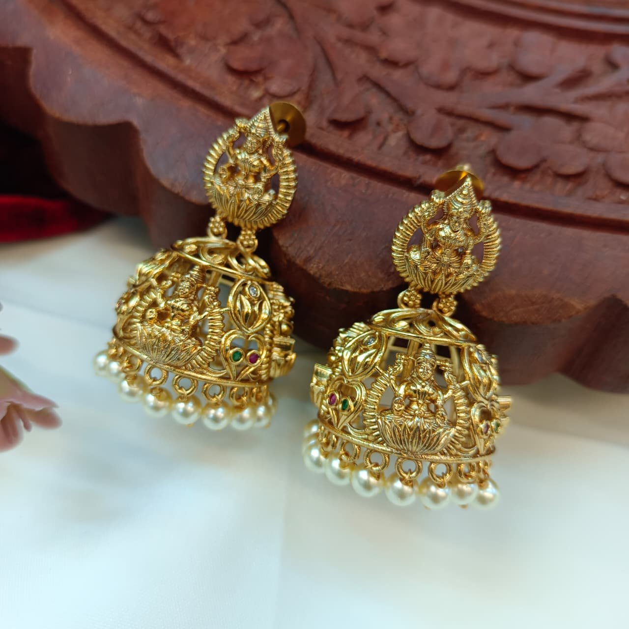 104341.1.1 Akshavi Trends Jhumka (1) Lakshmi Jhumka - Image 1