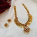 Fancy Lakshmi Coin Short Neck Set - Image 2