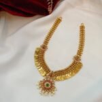 Fancy Lakshmi Coin Short Neck Set - Image 4