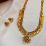 Fancy Lakshmi Coin Long Neck Set - Image 3