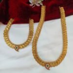 Lakshmi Coin Mango Combo Neck Set - Image 2