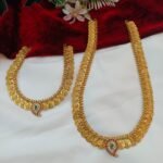 Lakshmi Coin Mango Combo Neck Set - Image 3