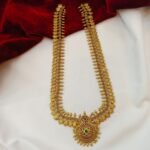 Floral Coin and Peacock Long Neck Set - Image 3