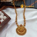 GanapathLakshmi Amla Ball Chain Short Neck Set - Image 4