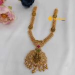 Lakshmi Peacock AD Short Neck Set - Image 2