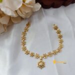 Floral Traditional Short Neck Set - Image 3
