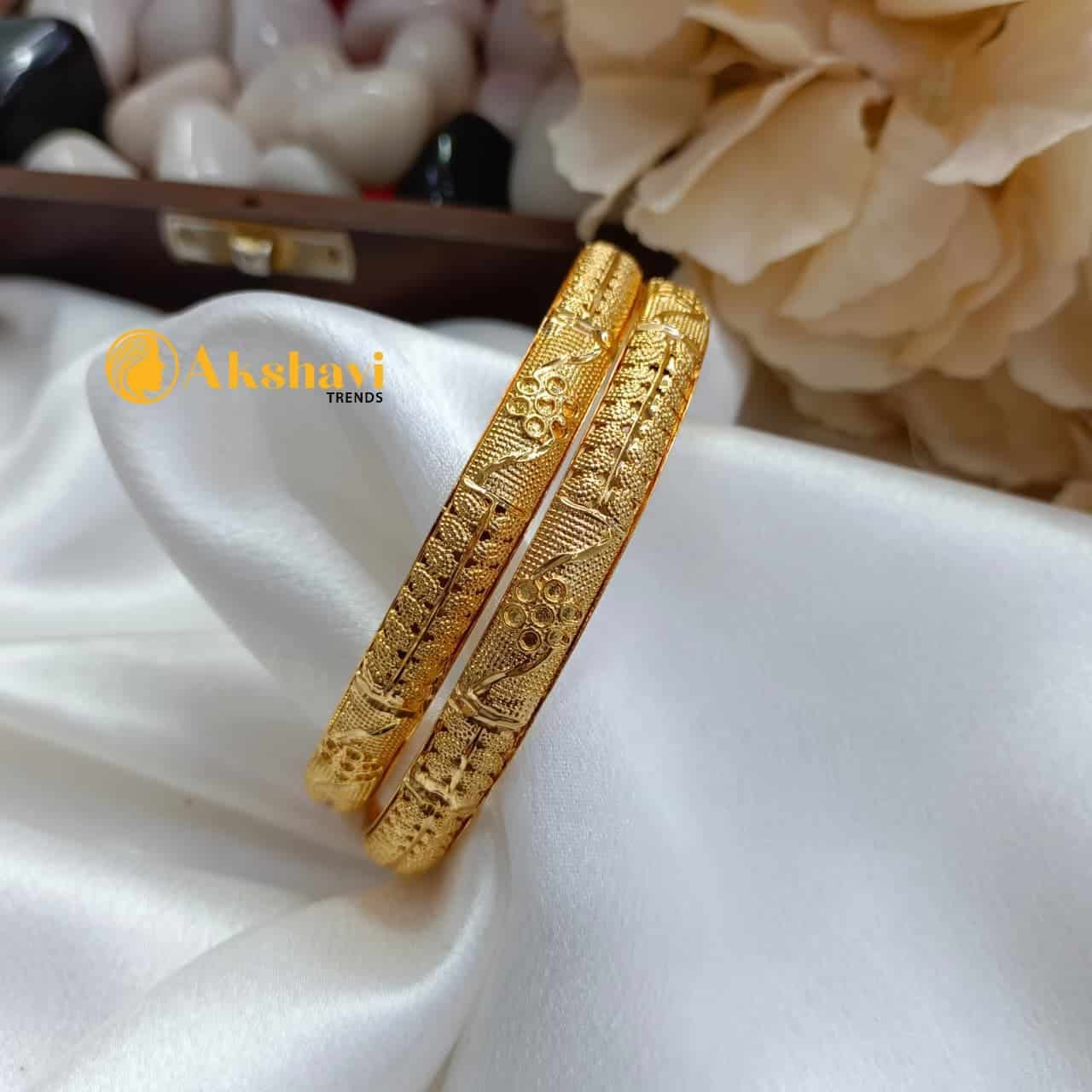 100532.1.6-2.jpeg Gold Bangles 2s Micro Polish - Image 1