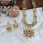 Peacock 3 Layer Long Neck Set - Image 2