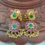 Antique Lakshmi Peacock Long Neck Set - Image 4