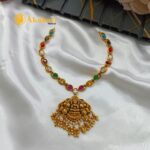 Lakshmi Navaratna Short Neck Set - Image 2