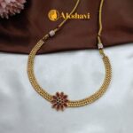 Antique Floral Short Neck Set - Image 2