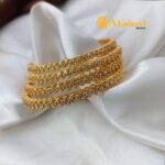 White Stone Bangles 4s