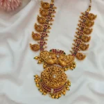 Antique Peacock Mango Short Neck Set - Image 3