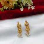 Antique Lakshmi Earrings - Image 3