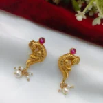 Antique Peacock Earrings