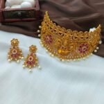 Lakshmi Peacock Choker Set - Image 3