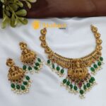 Lakshmi Peacock Short Neck Set