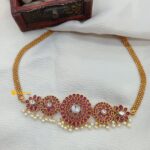 Radiant Antique Sta Floral Choker Set - Image 3