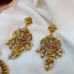 Meenakari Sitharam Pendant with 30" Kodi Chain and - Image 2