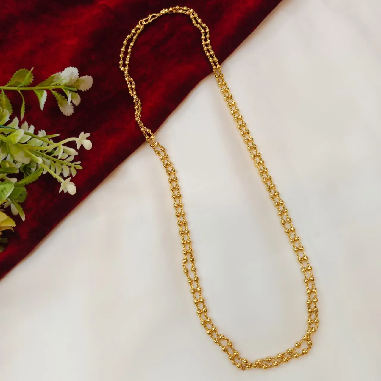 104365.1.1-Akshavi-Trends-Chain-2.webp 24" 2 Layer Ball Chain - Image 1