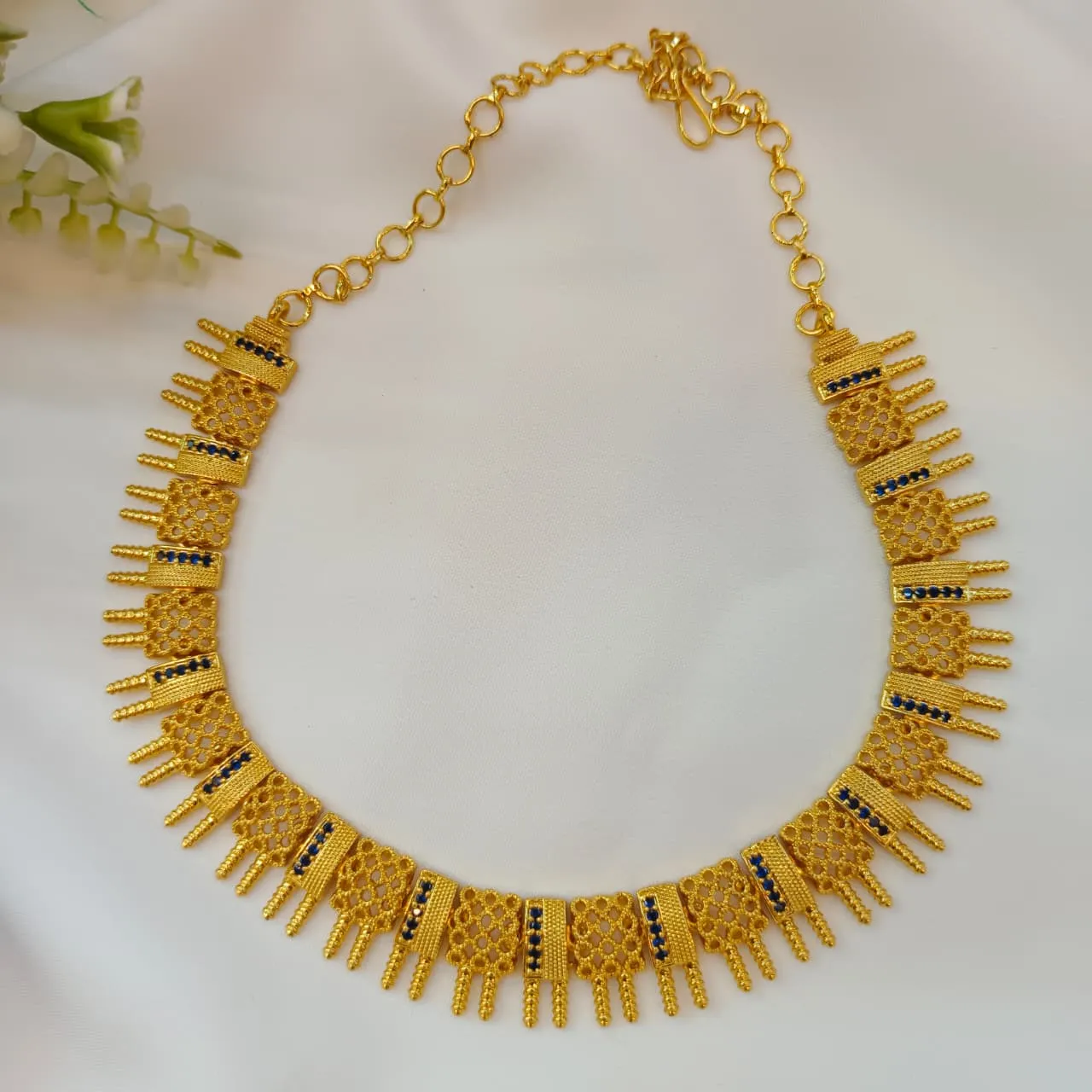 104426.48.1 Akshavi Trends Short Necklace (1) AD Designer Short Necklace - Image 1