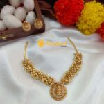 Hasli Lakshmi with Pearl Short Neck Set
