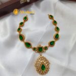 Jyothika's Inspired Short Neck Set - Image 2