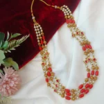 3 Layer Coral, Pearl and Amla Ball Traditional Lon
