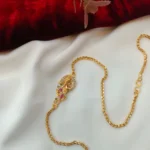 24" Peacock Mogappu Chain - Image 3