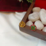 Antique Floral Earrings - Image 2
