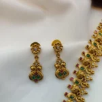 Antique Peacock Motiffs Long Neck Set - Image 2