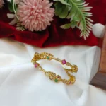 Antique Peacock and Cubic Bangles 2s