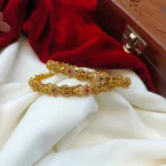 Antique Lakshmi Floral Bangles 2s