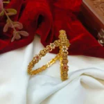 Antique Lakshmi Floral Bangles 2s - Image 3