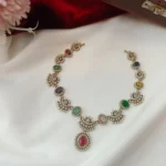 Victorian Milky Stone Short Neck Set - Image 3