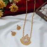 Swan and Peacock Combo Neck Set - Image 3