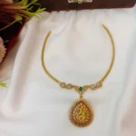 Peacock Short Neck Set with Kodi Chain - Image 3