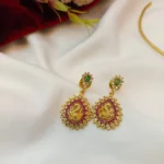 Peacock Short Neck Set with Kodi Chain - Image 2