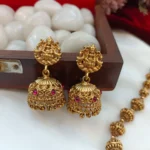 Antique Lakshmi with Amla Mala Short Neck Set - Image 3
