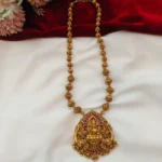 Antique Lakshmi with Amla Mala Short Neck Set - Image 2