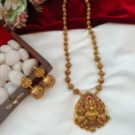 Antique Lakshmi with Amla Mala Short Neck Set